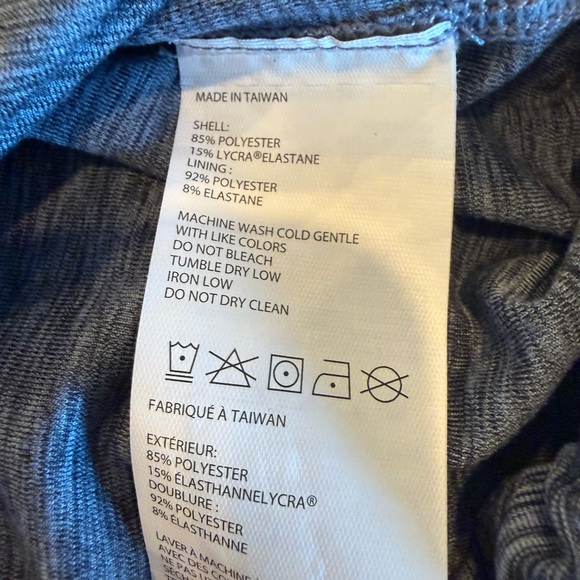 Prana Philipa Blue Space Dye Long Sleeve Top w/ Pockets PouchThumbholes M - Picture 9 of 9